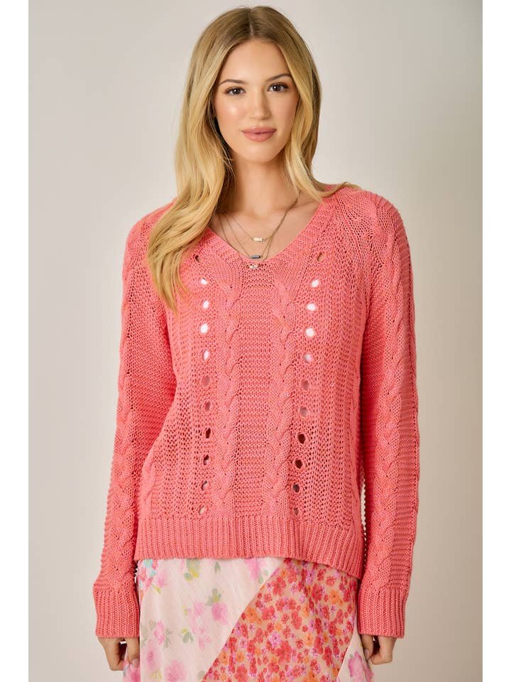 Cable Knit Hoodie image 4