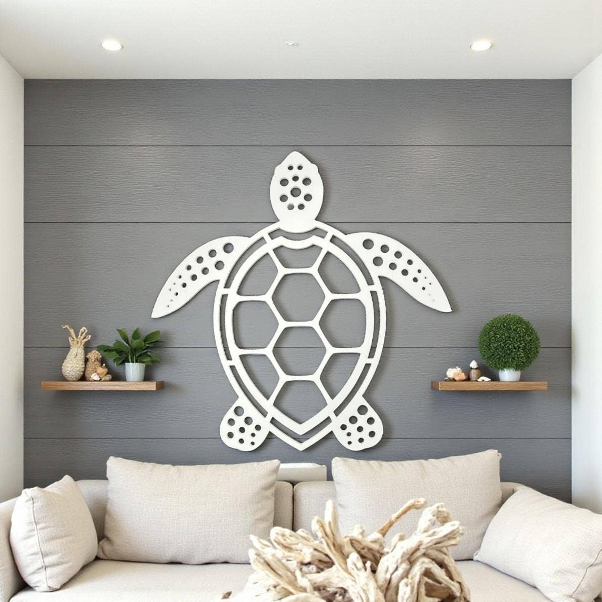 Sea Turtle Outdoor Wall Art, Weatherproof PVC image 8