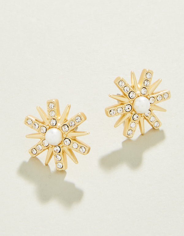 Starry Night Stud Earrings Crystal image 3