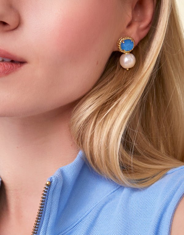 Karina Pearl Earrings image 1
