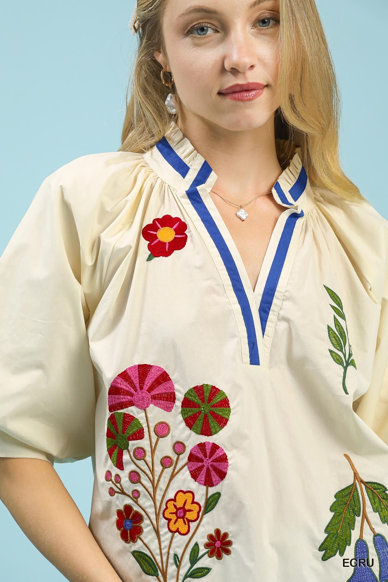 Umgee Embroidered Top image 2