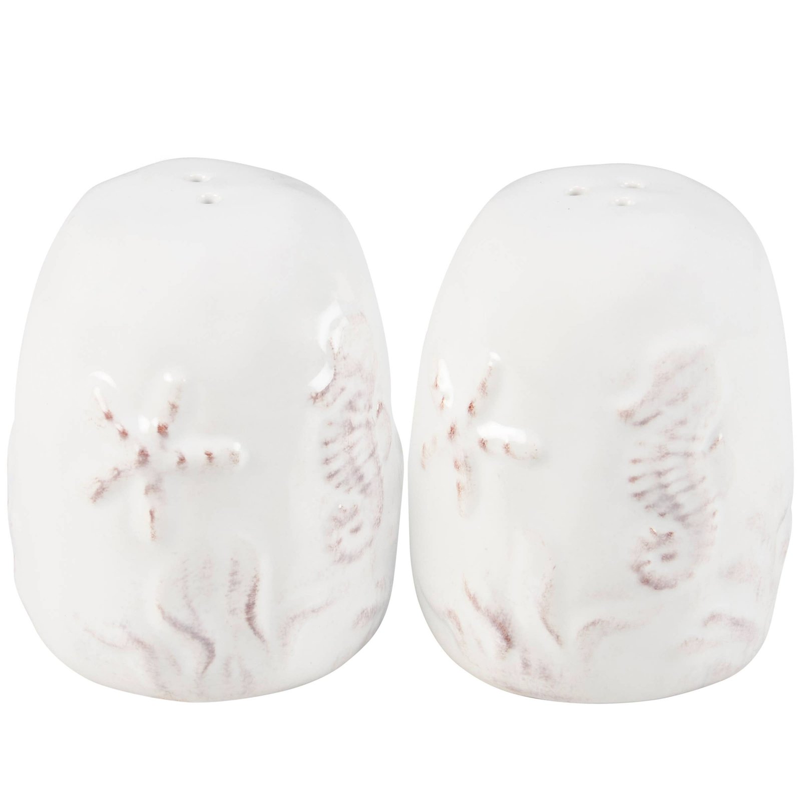 Embossed Beach Salt And Pepper Shakers image 1