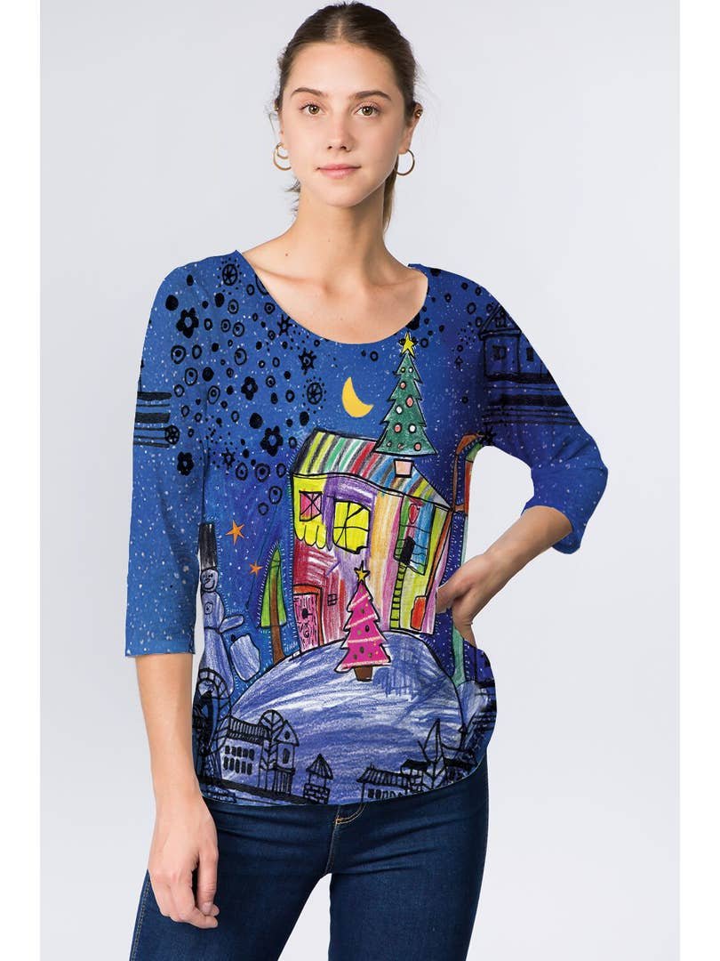 Et Lois Fiona Holiday Top image 2