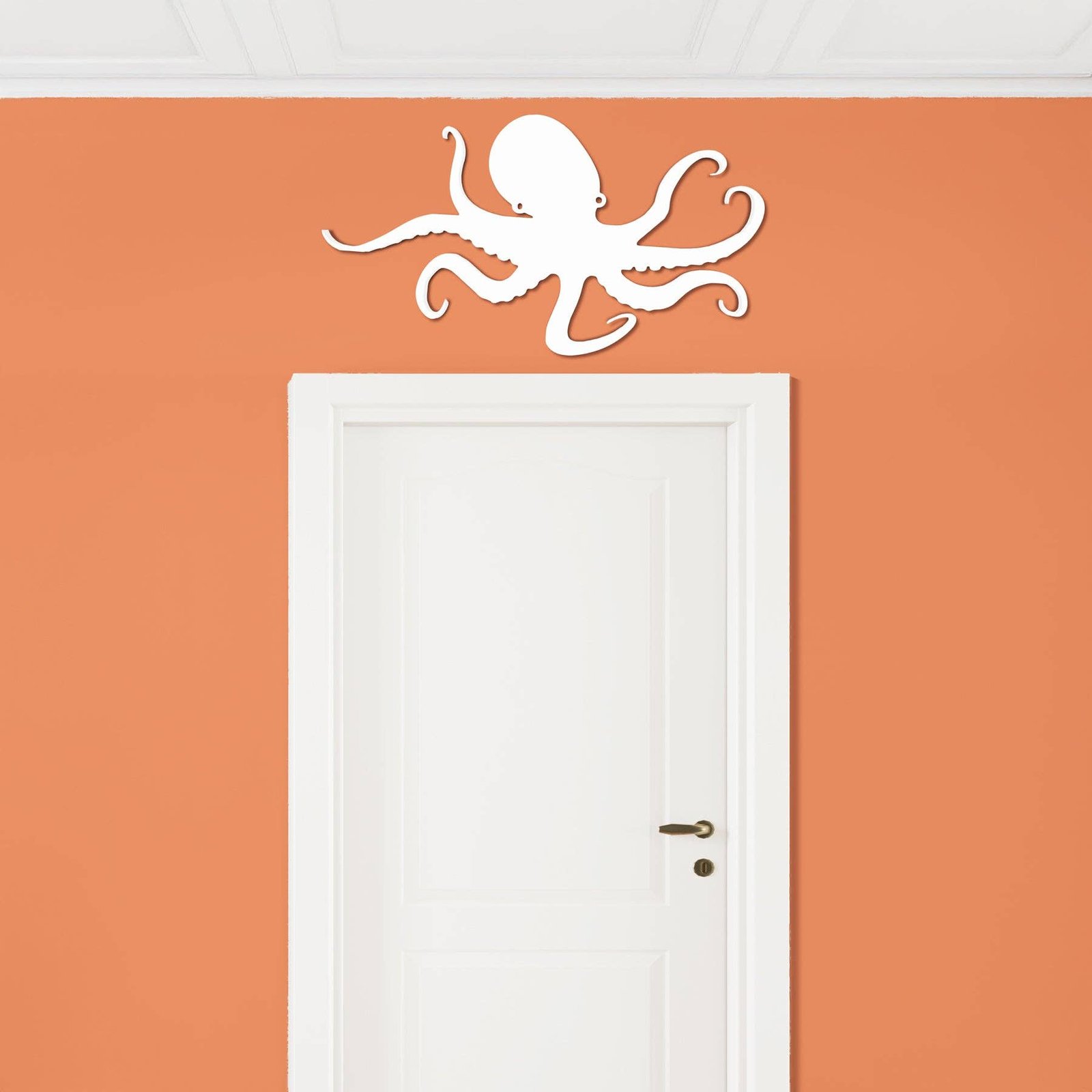 Outdoor Octopus Wall Art – PVC Coastal Beach House Decoration image 8