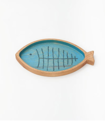 Aqua Bamboo Fish Tray image 1