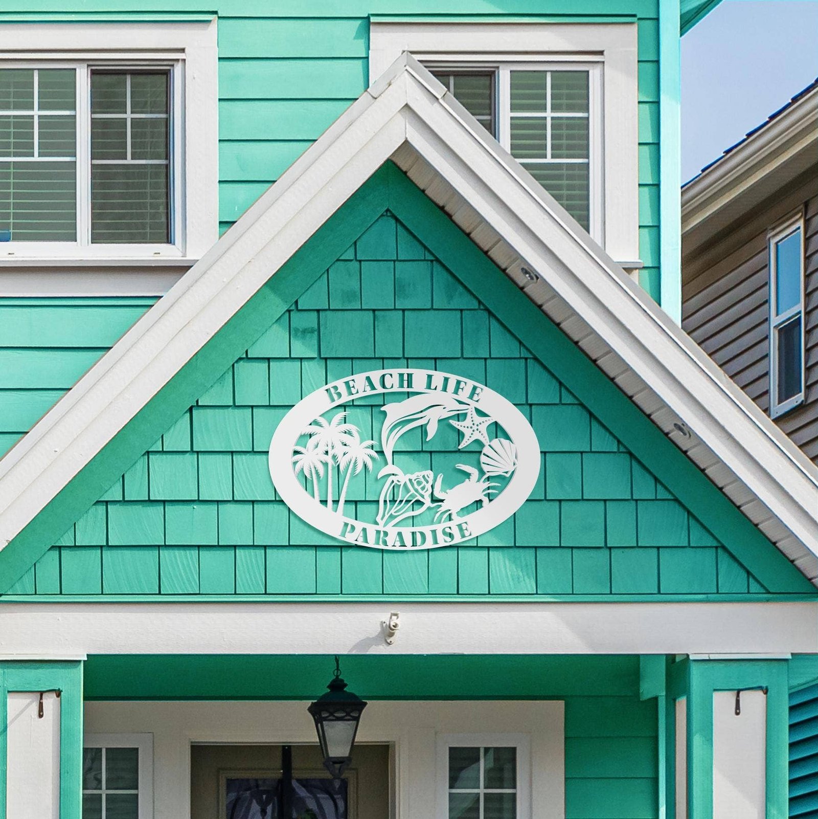 Custom Beach House Sign: 36" image 7