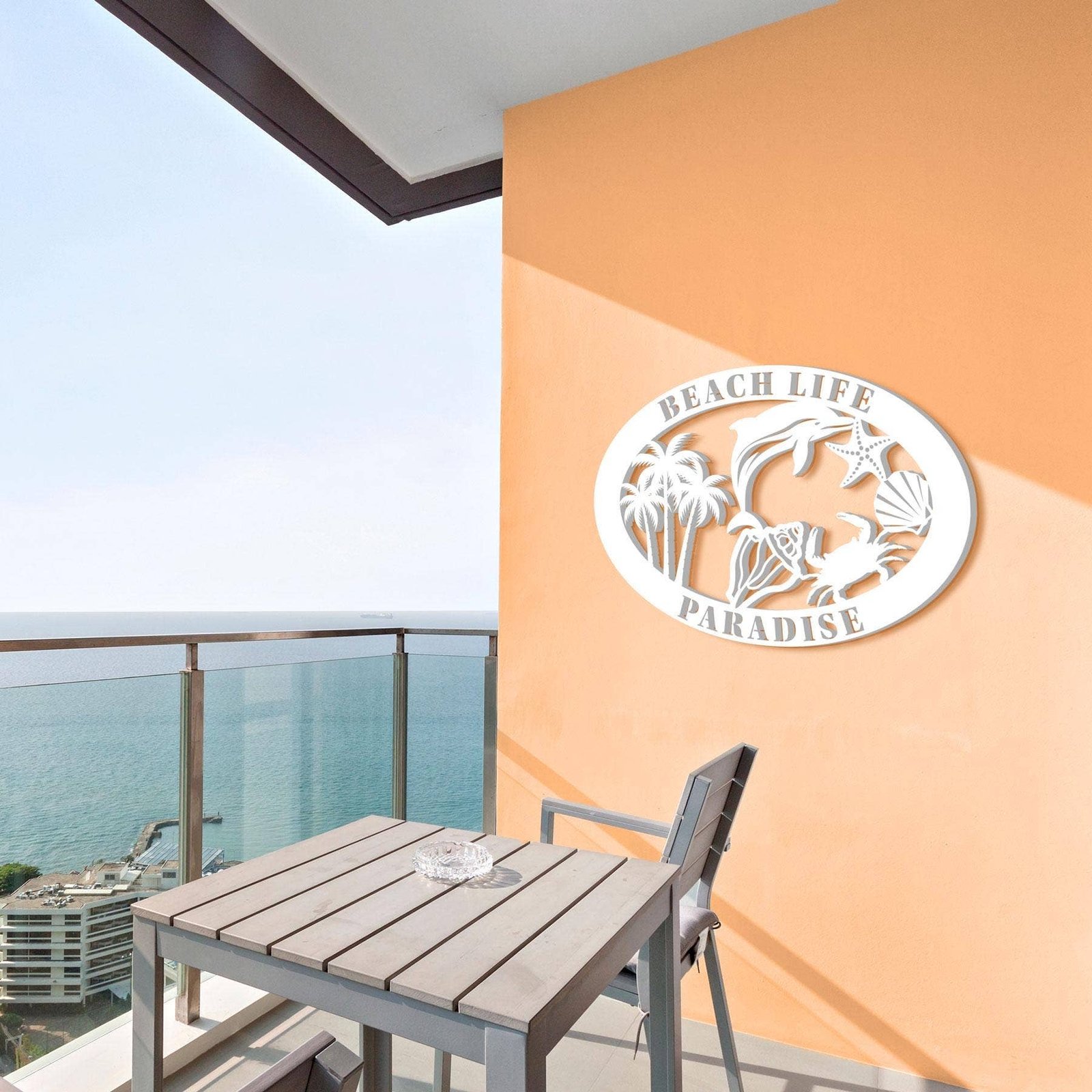 Custom Beach House Sign: 36" image 5