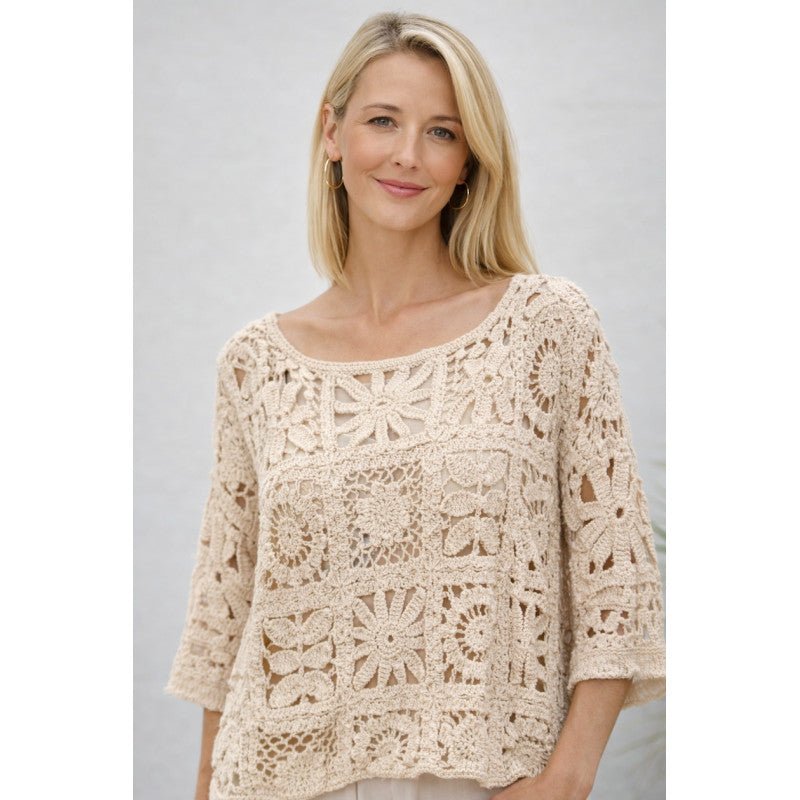 Look Mode Crochet Top image 1
