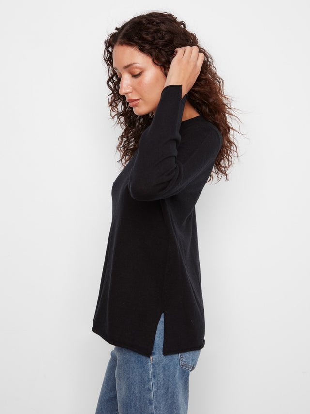 Charlie B V-Neck Sweater image 2