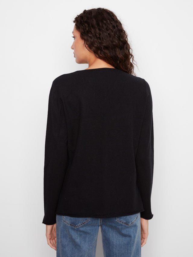 Charlie B V-Neck Sweater image 5