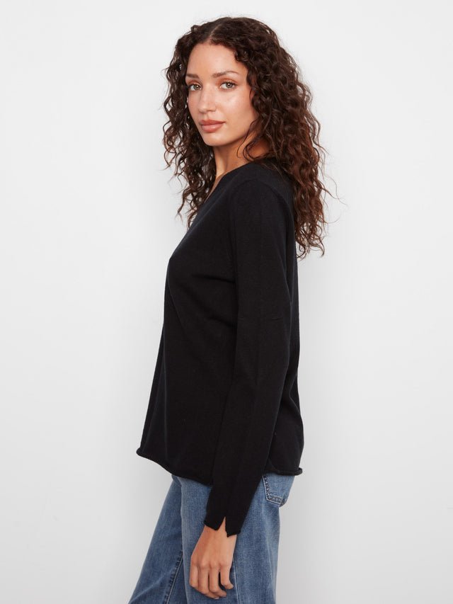 Charlie B V-Neck Sweater image 6