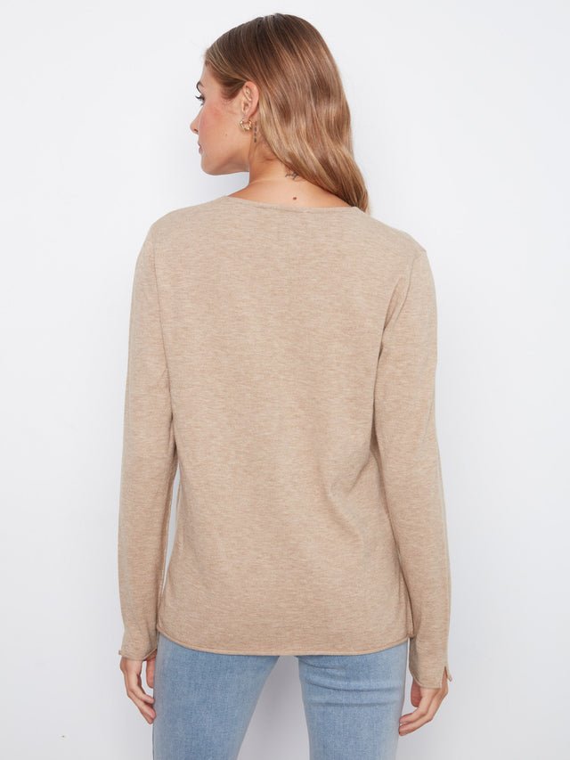 Charlie B V-Neck Sweater image 12