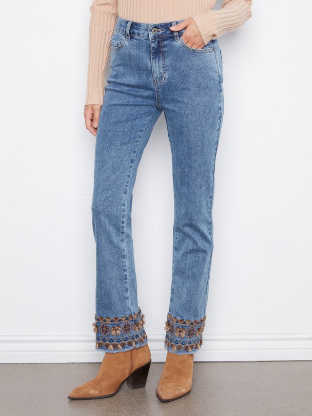 Charlie B Bronze Trim Jeans image 6