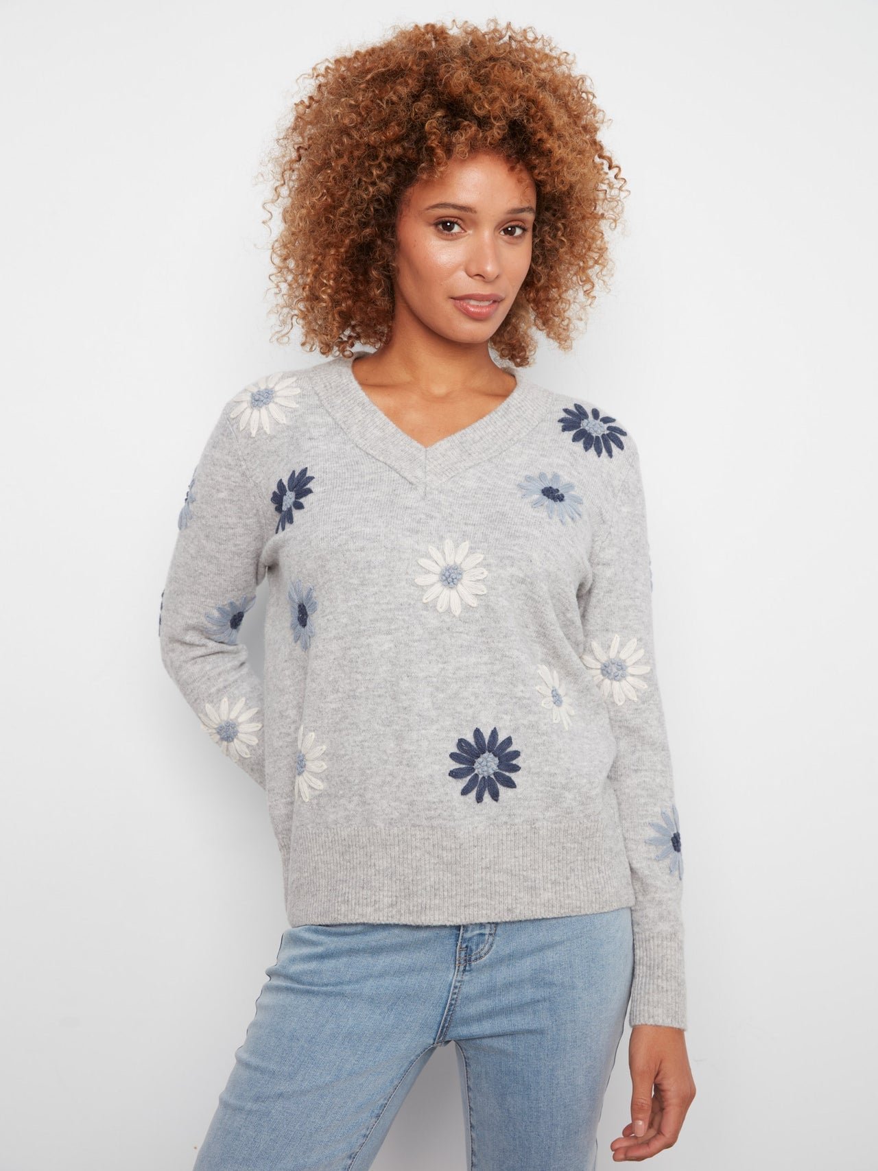 Charlie B Flower Sweater image 1