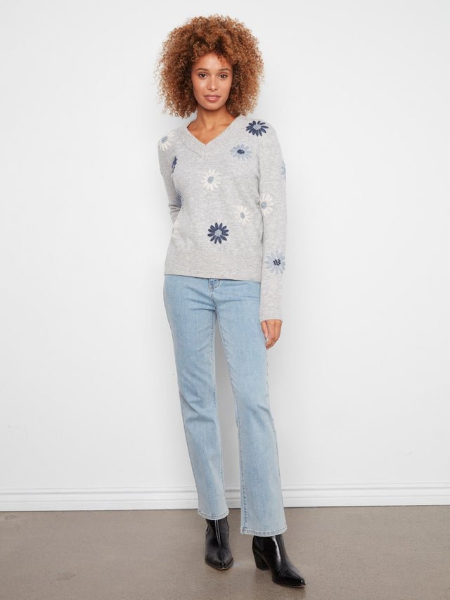 Charlie B Flower Sweater image 2