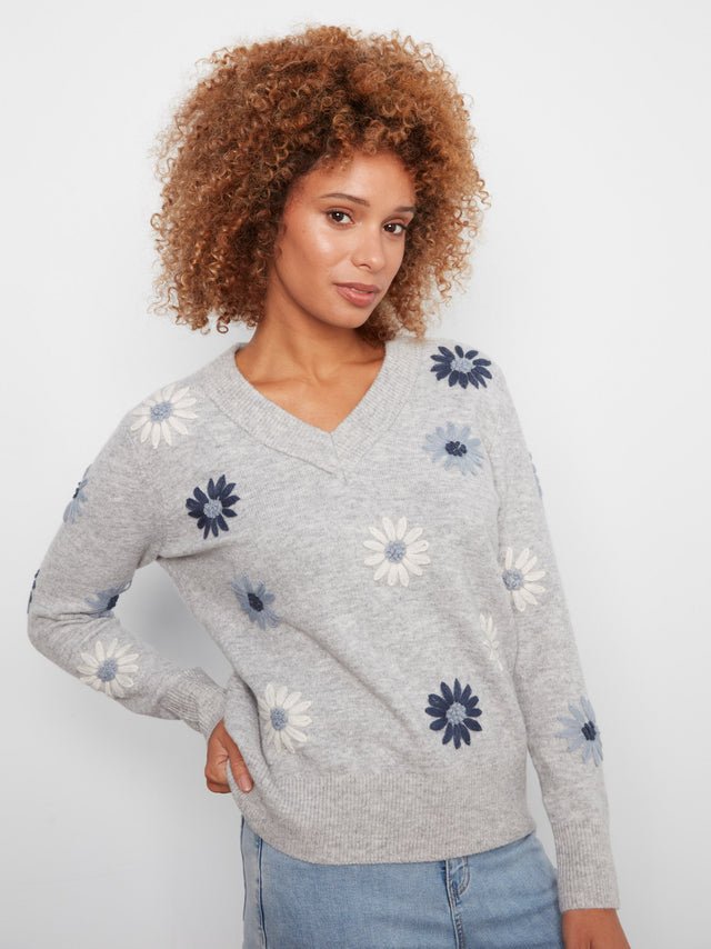 Charlie B Flower Sweater image 3