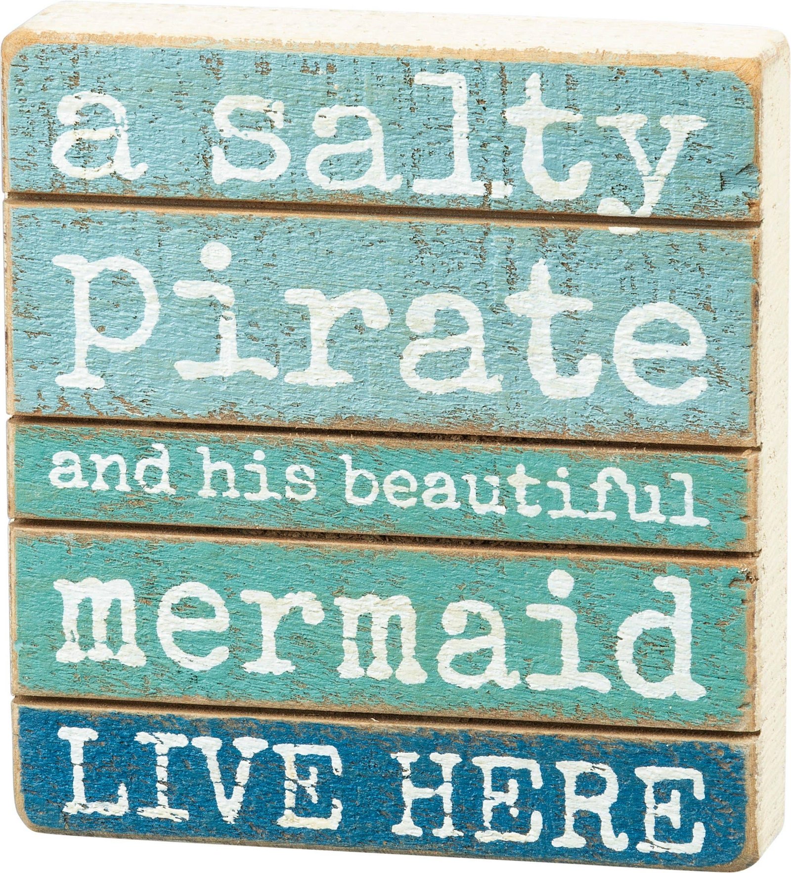 Salty Pirate & His Mermaid Sign image 1