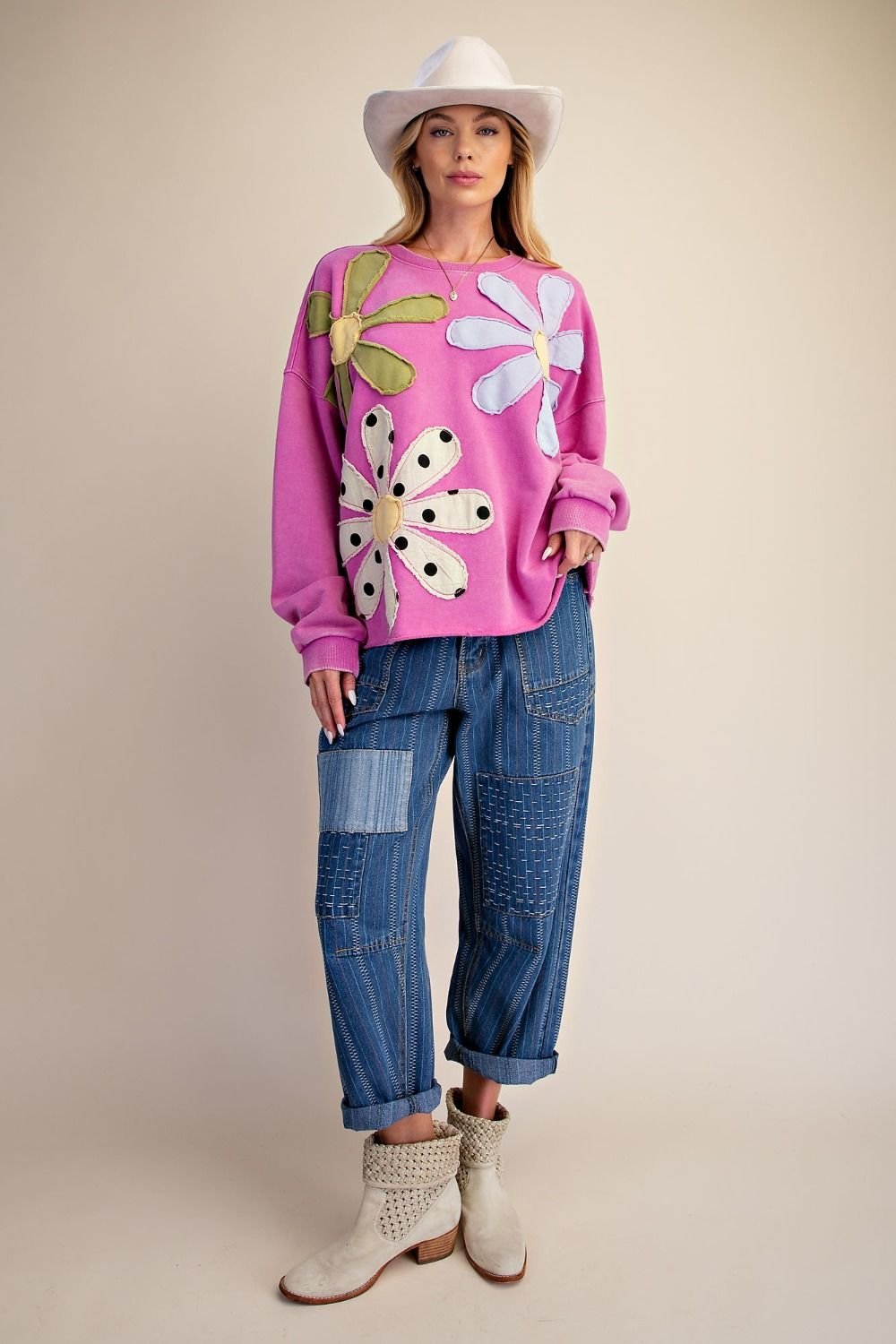 Easel Floral Pullover image 2