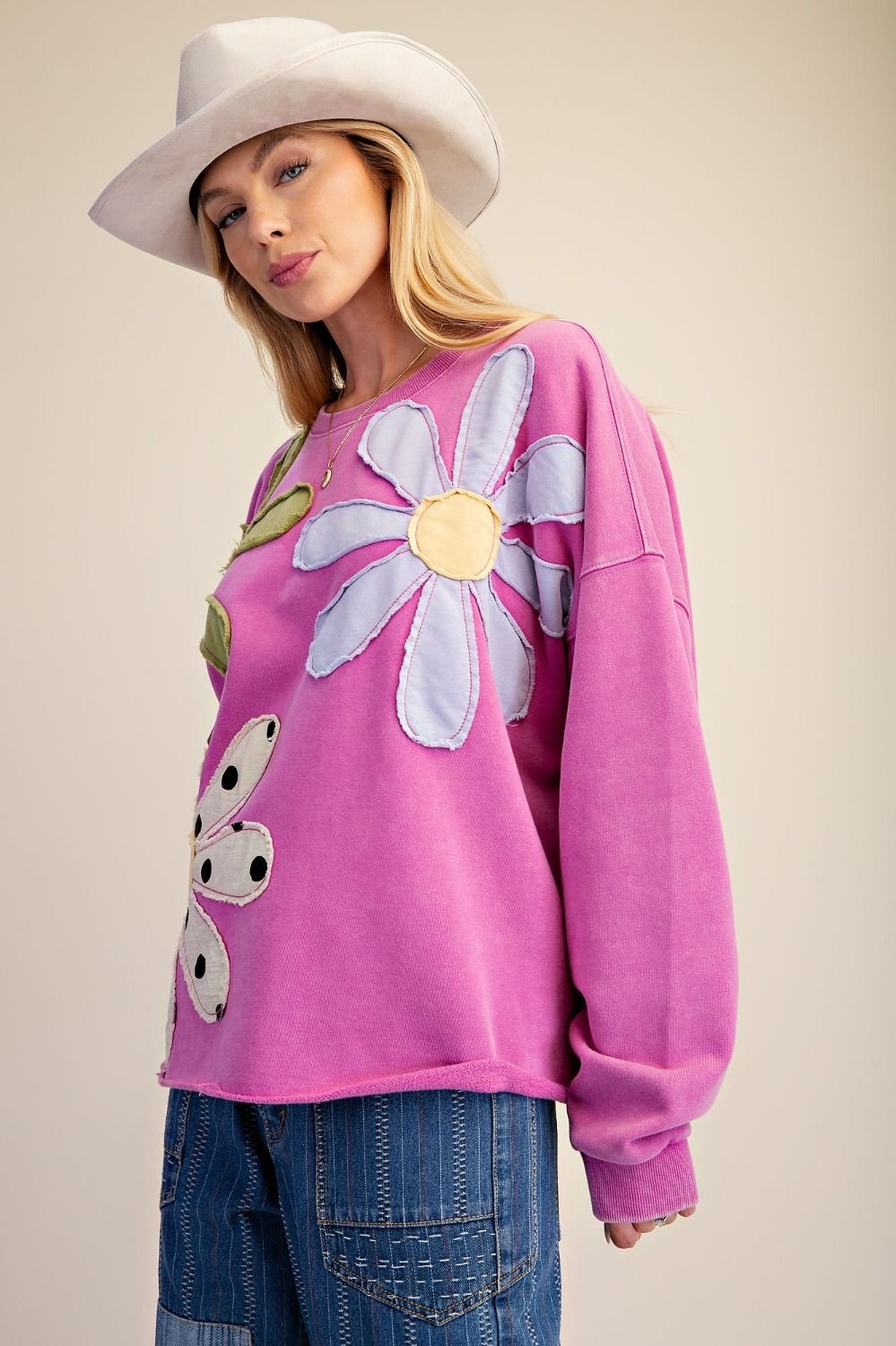 Easel Floral Pullover image 3