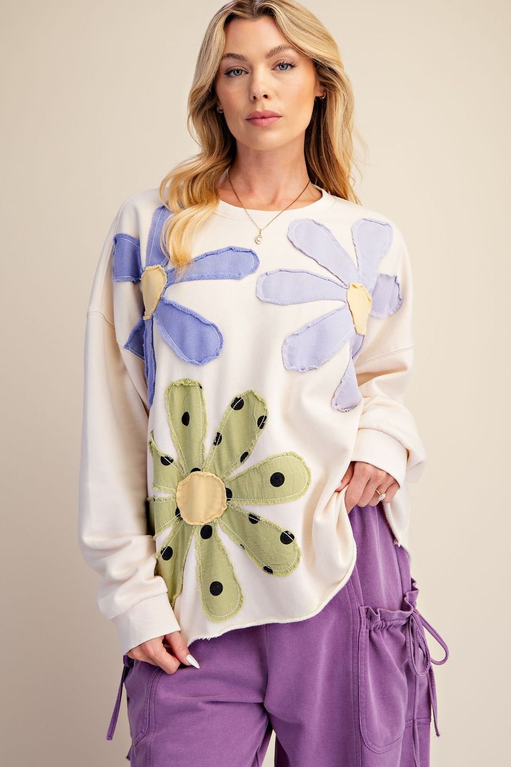 Easel Floral Pullover image 6