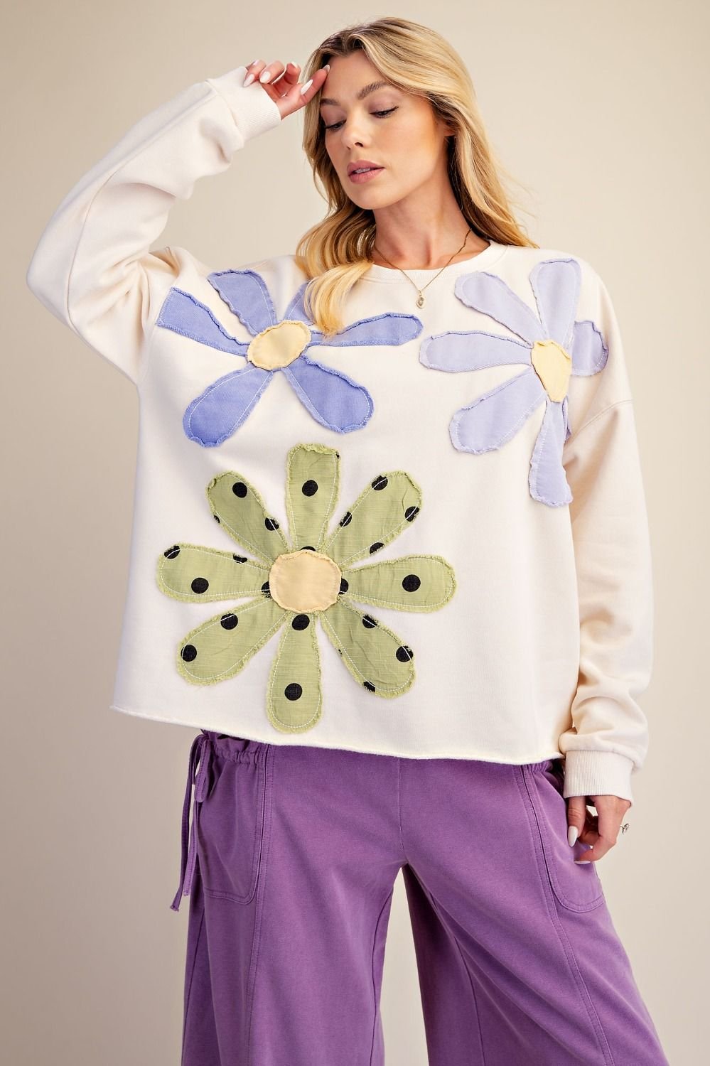 Easel Floral Pullover image 5