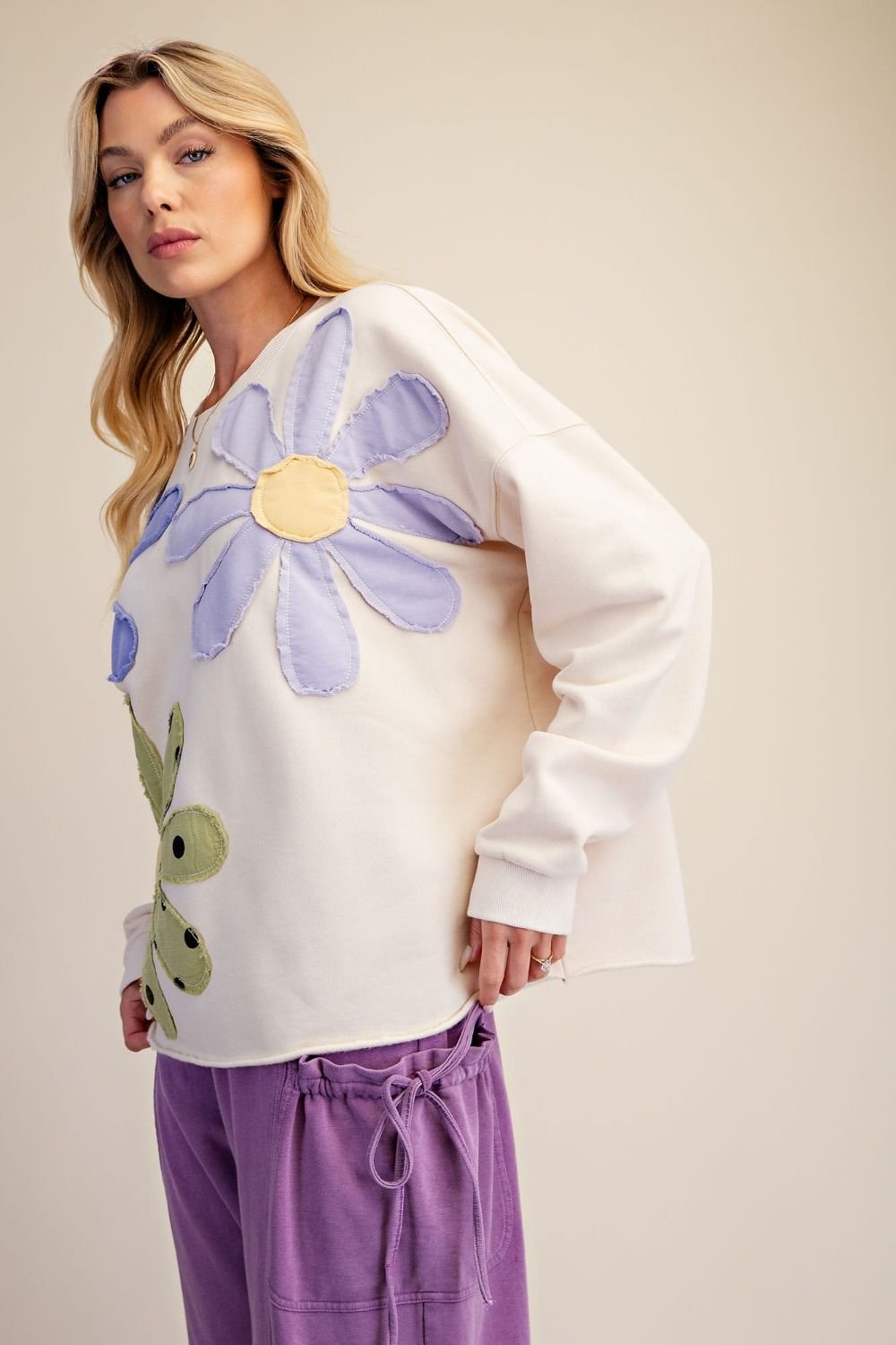 Easel Floral Pullover image 8