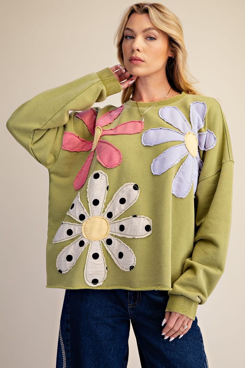 Easel Floral Pullover image 10