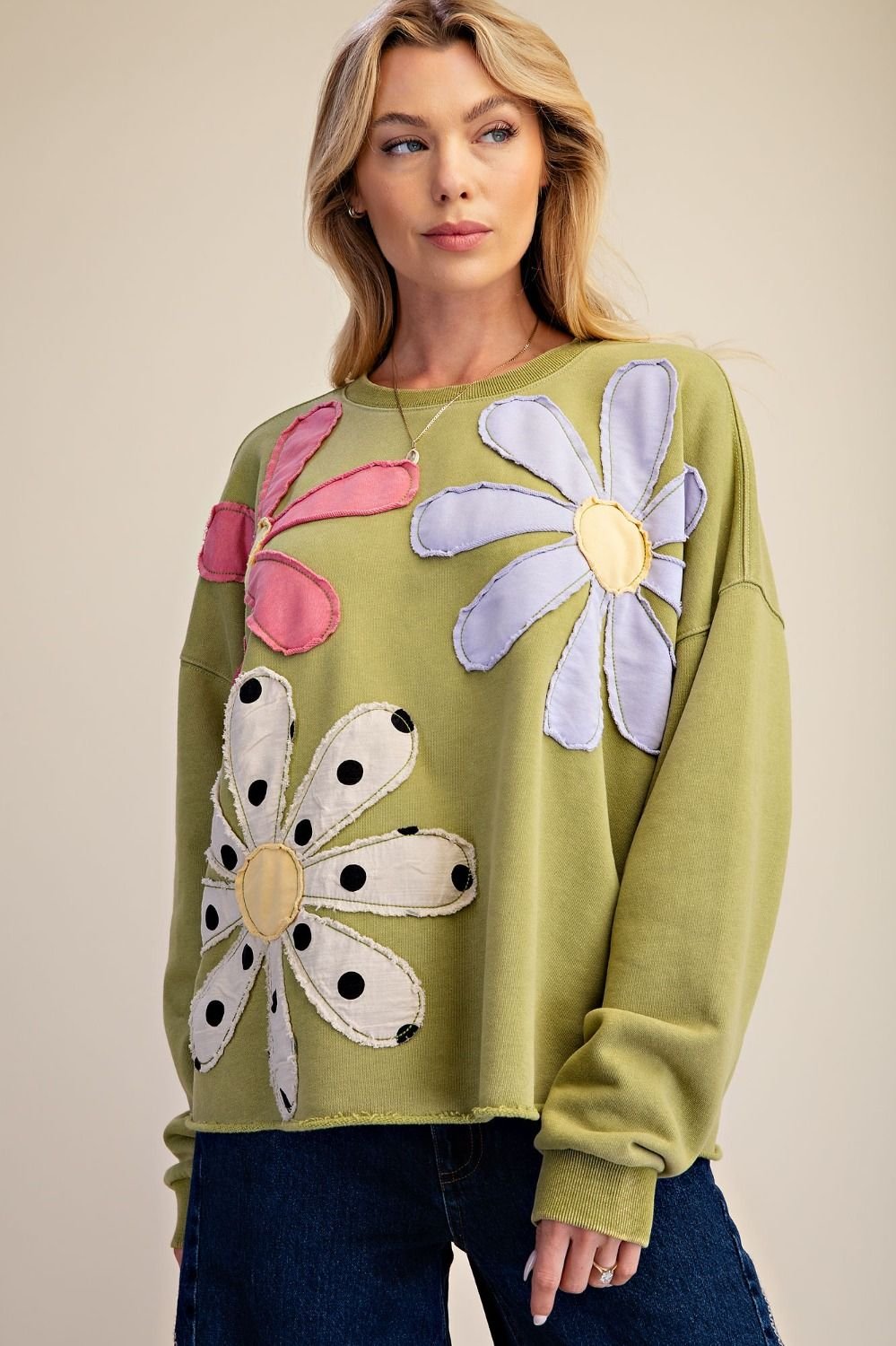 Easel Floral Pullover image 13