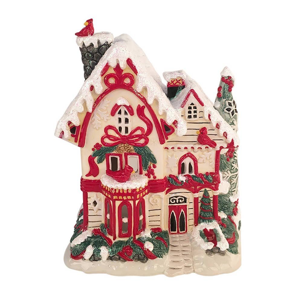 Christmas Cardinal Candle House image 1